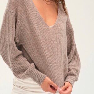 NWOT Free People Elias Cashmere Sweater